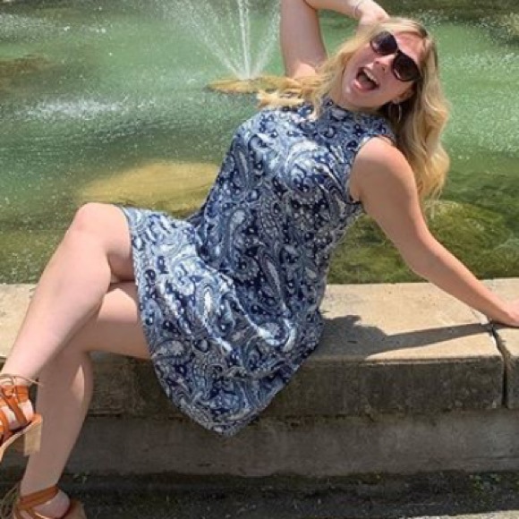 Patterned Summer Dress - Picture 4 of 5